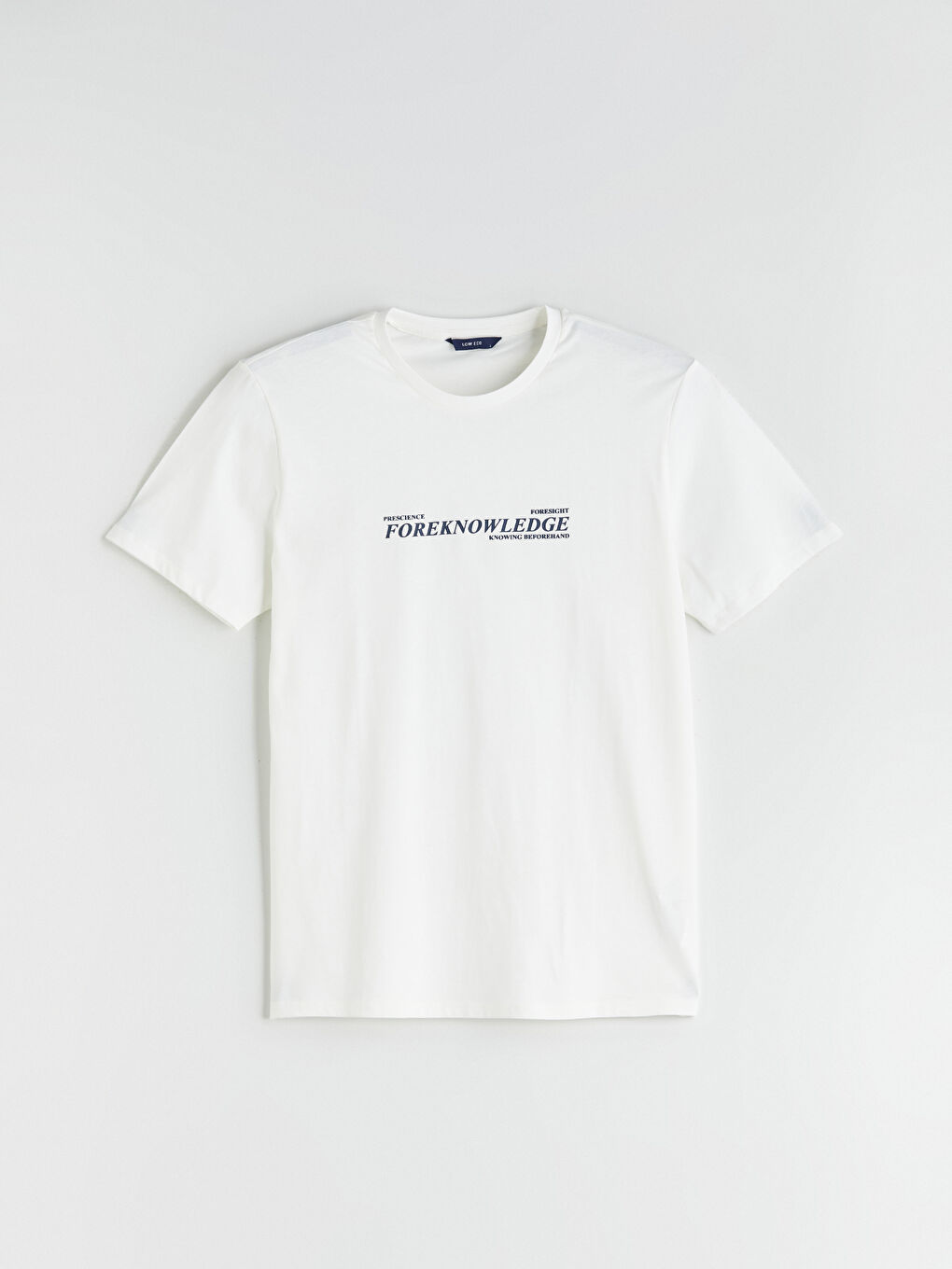 Crew Neck Short Sleeve Printed Combed Cotton Men's T-shirt-4