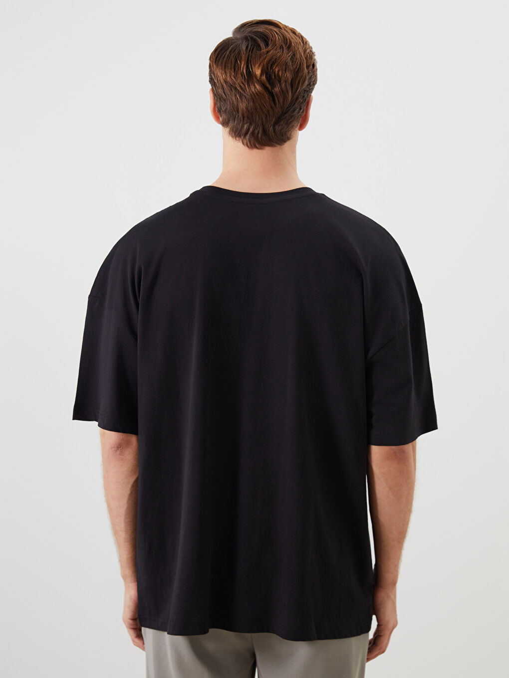 LCW ECO Crew Neck Printed Jersey Men's T-Shirt -S5II90Z8-CVL