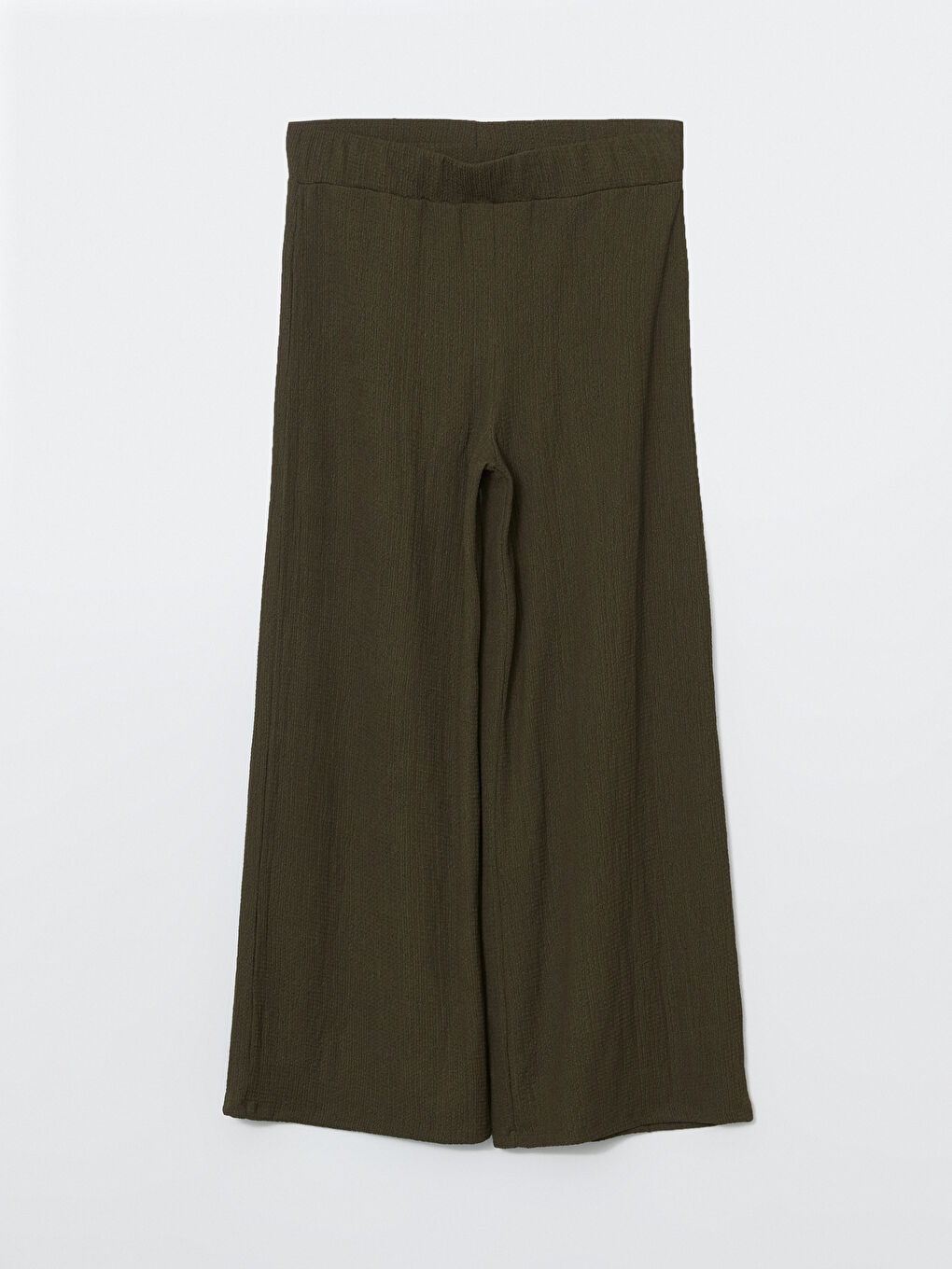 Elastic Waist Textured Women'S Skirt Pant -S5IJ41Z8-HDJ