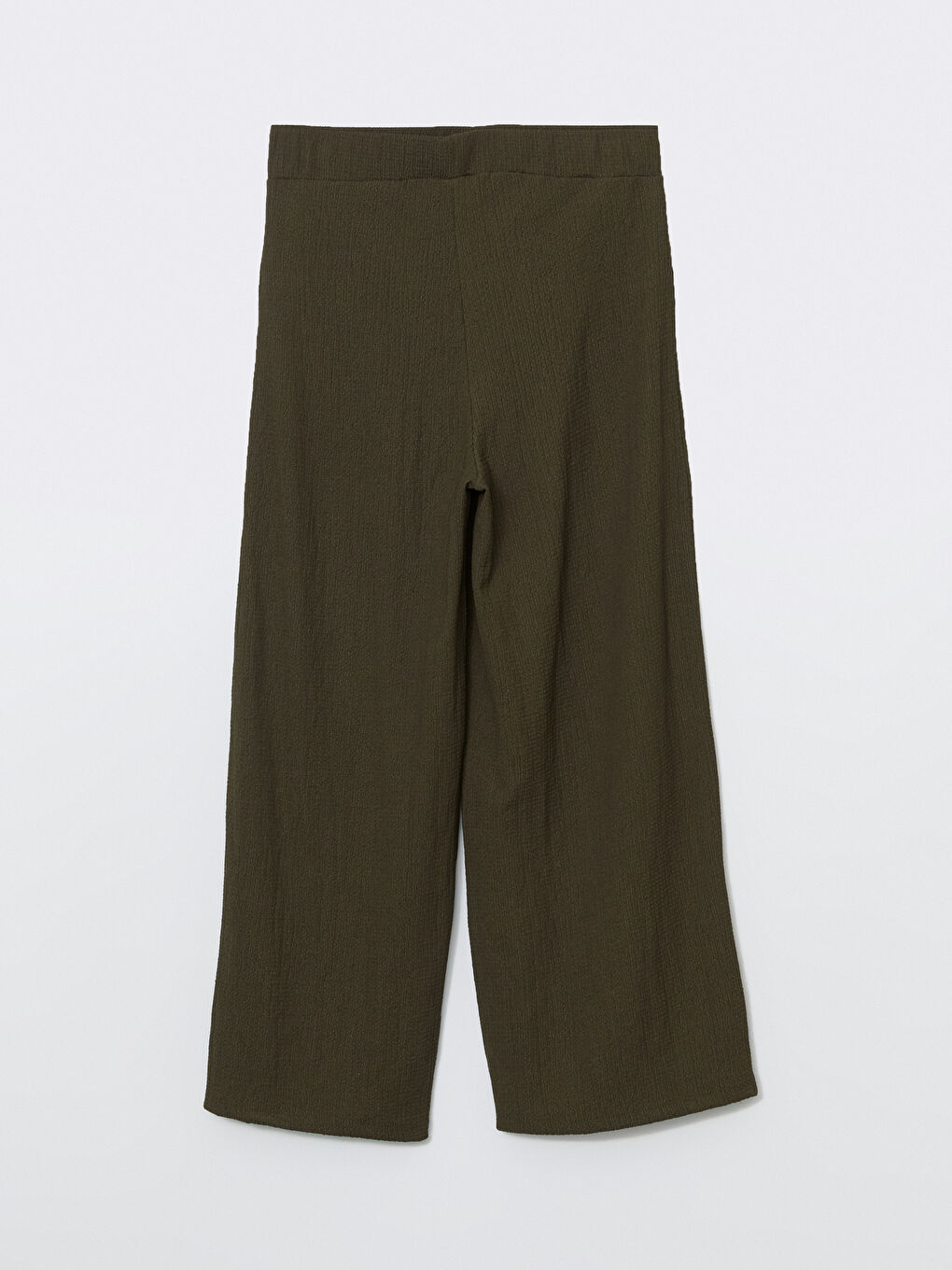 Elastic Waist Textured Women'S Skirt Pant -S5IJ41Z8-HDJ
