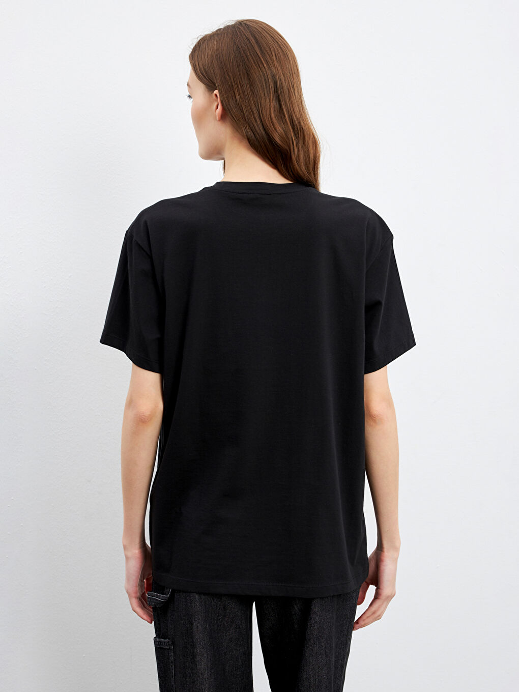 Crew Neck Printed Women's T-Shirt -S5IJ62Z8-CVL