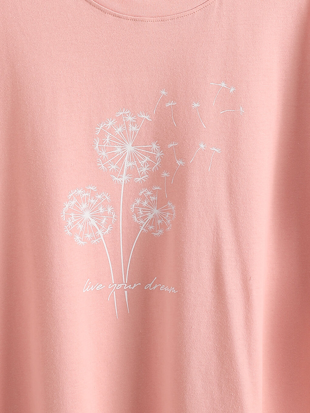 Crew Neck Printed Oversize Women's T-Shirt -S5IJ65Z8-G21