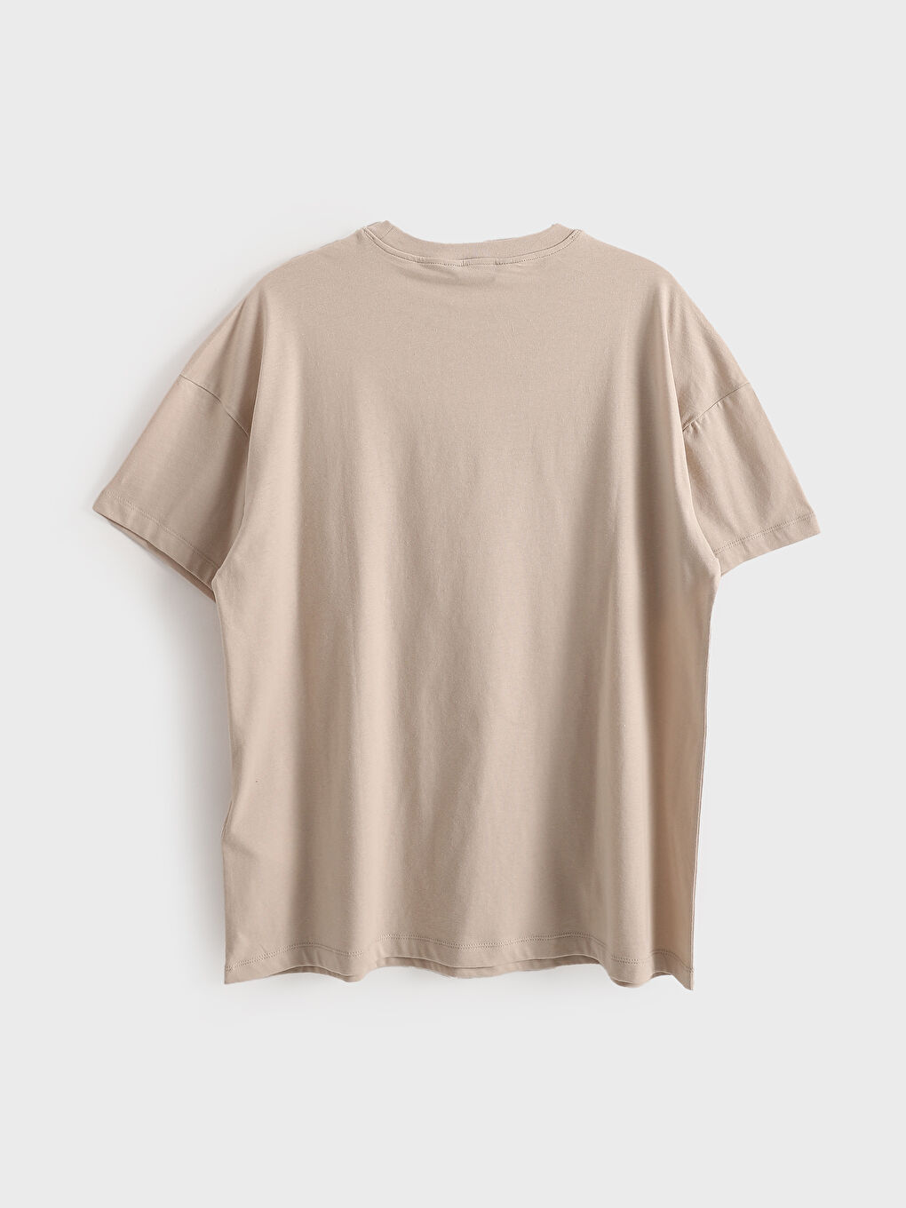 Crew Neck Printed Oversize Women's T-Shirt -S5IJ68Z8-QYF