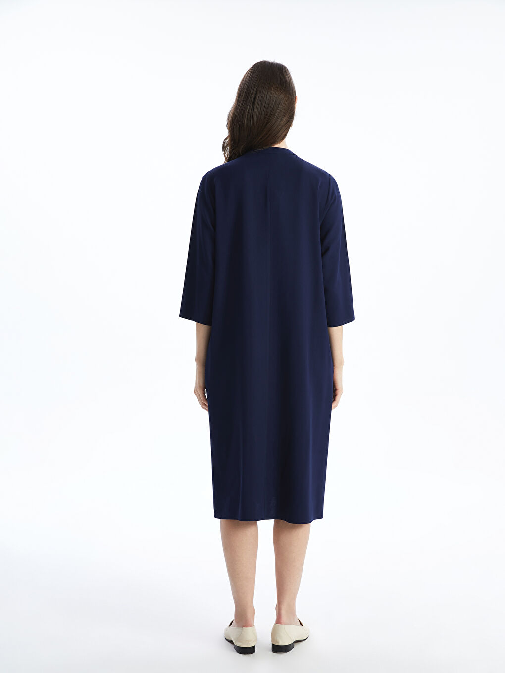 Henley Neckline A Form Women’S Dress -S5IJ72Z8-E1J