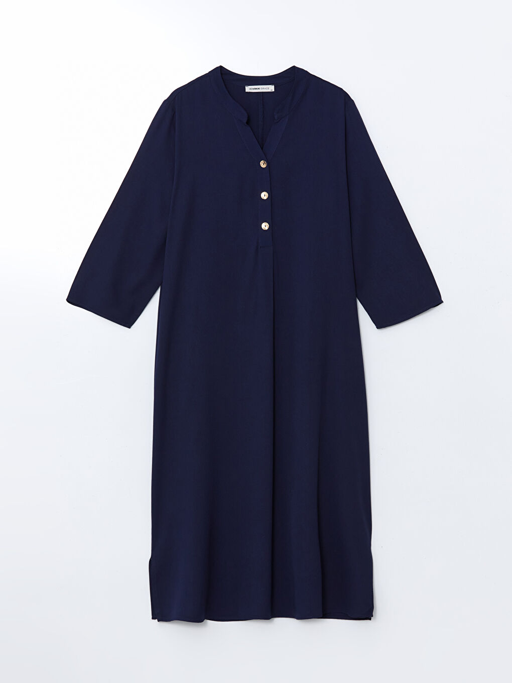 Henley Neckline A Form Women’S Dress -S5IJ72Z8-E1J