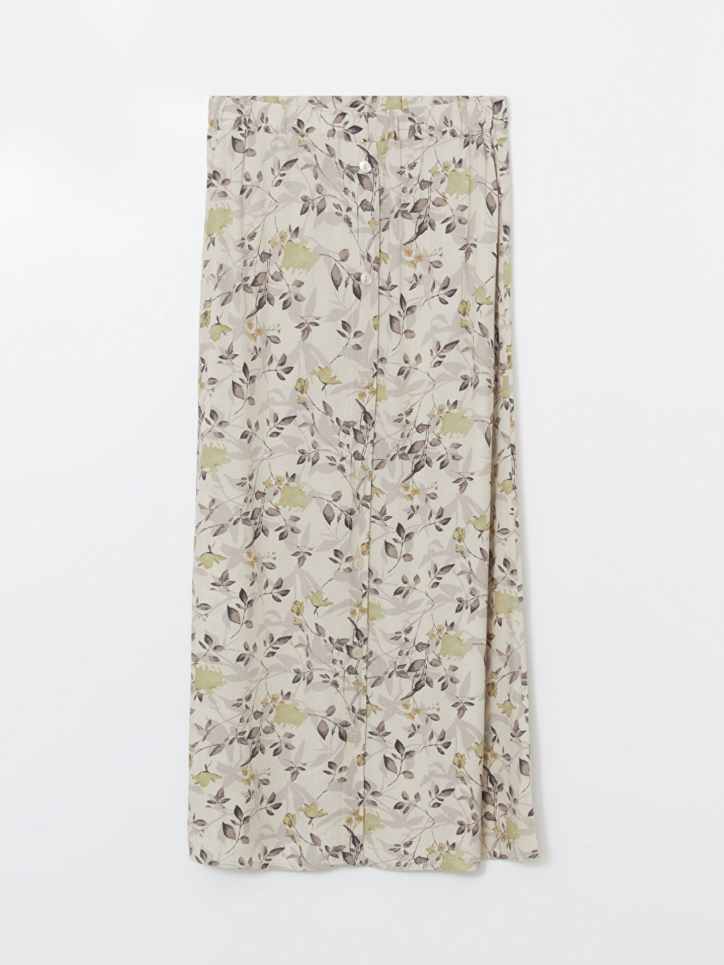Elastic Waist Floral A-Line Women's Skirt -S5IJ73Z8-F9C
