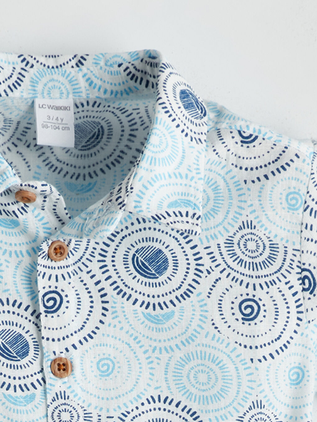 Printed Poplin Boys' Shirt -S5IJ76Z1-LQA