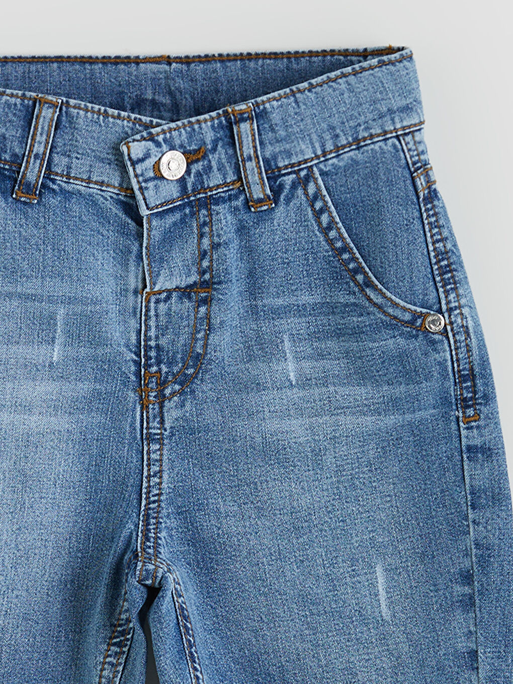 Short en jean basique pour Garçons-2