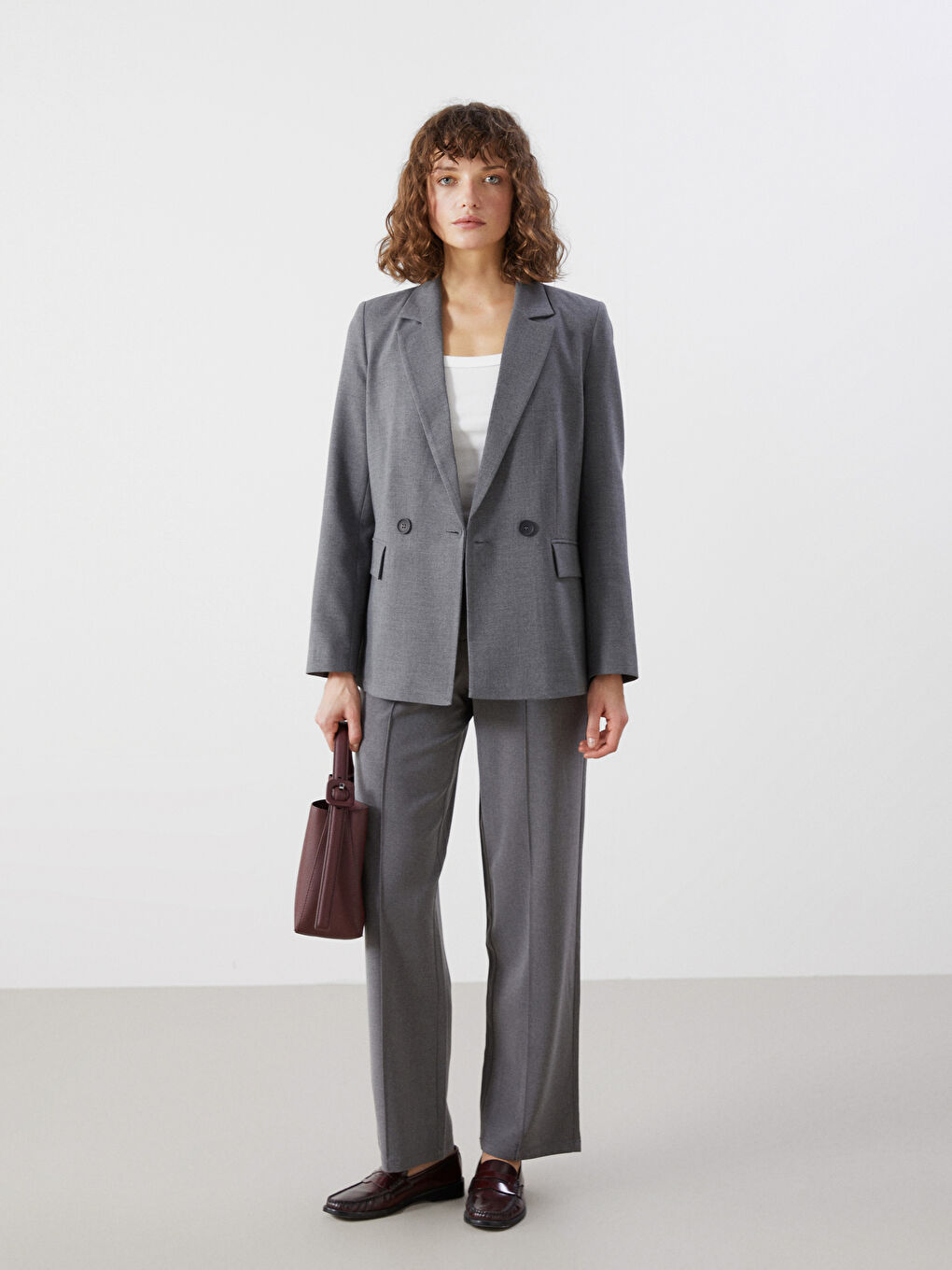 LCW Vision Women's Blazer Jacket -S5IK00Z8-CT3