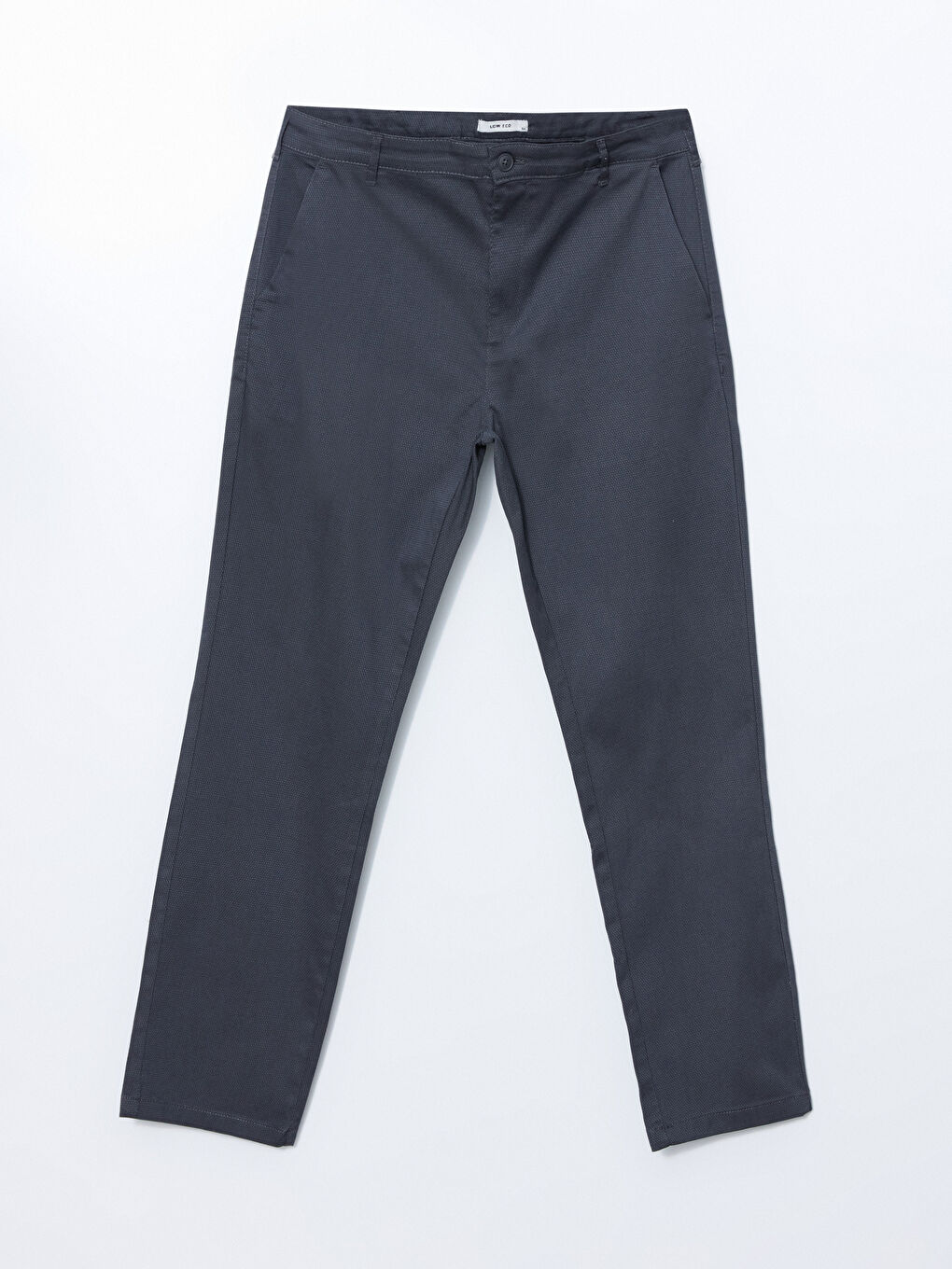 Lacivert Standart Kalıp Erkek Chino Pantolon-5
