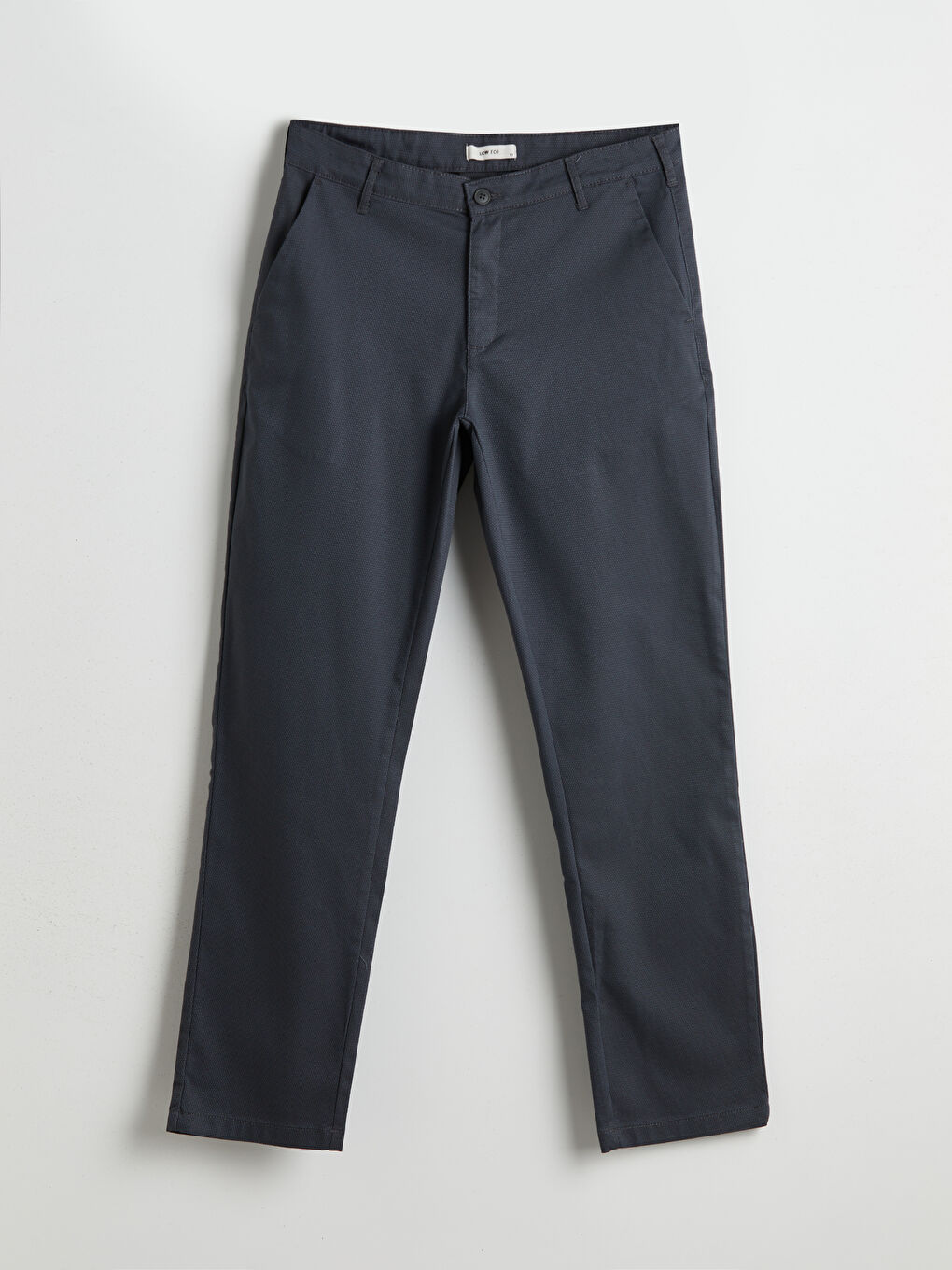 Lacivert Standart Kalıp Erkek Chino Pantolon-4