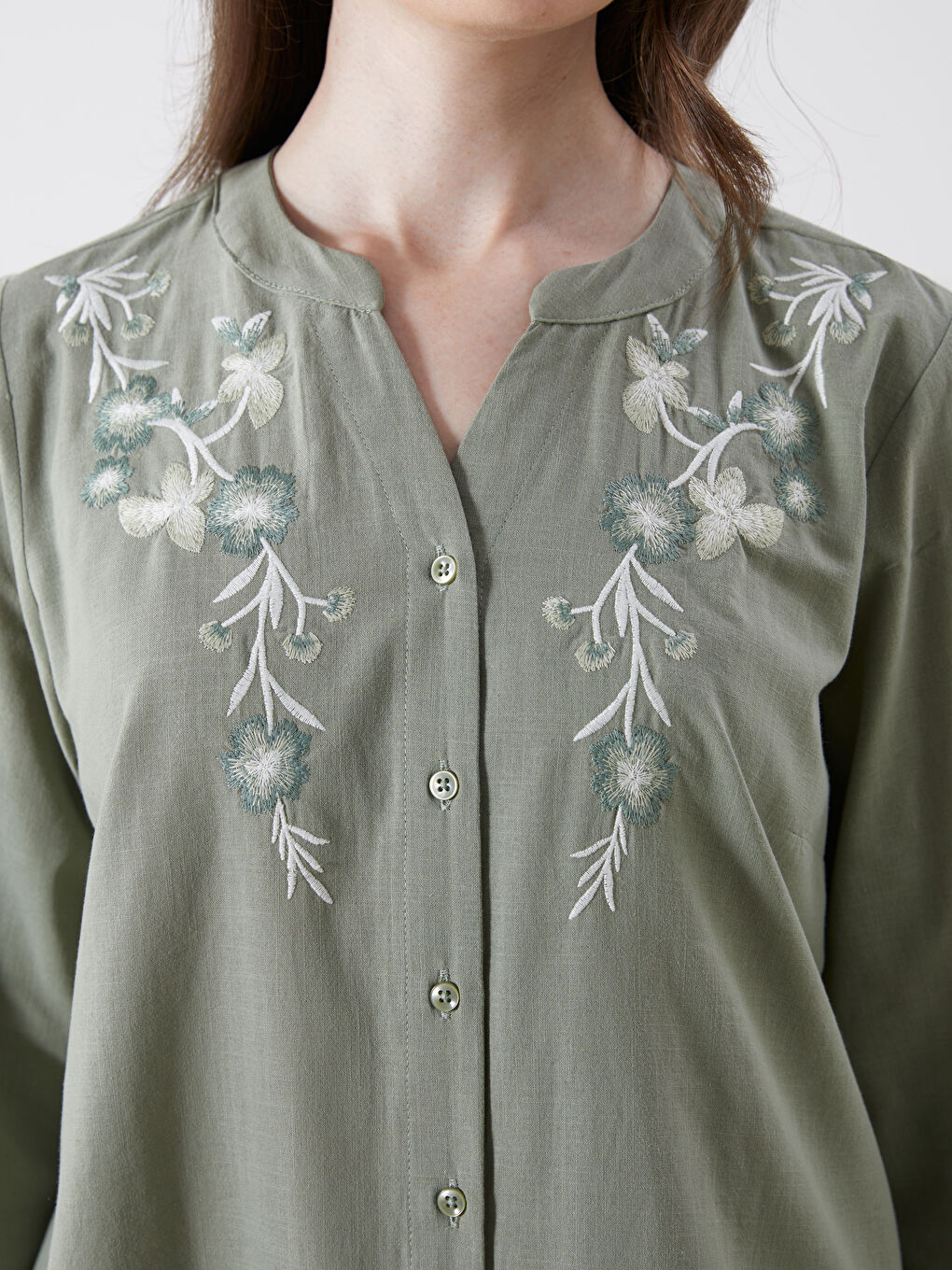 Woman GREEN Blouse -S5IK34Z8-FXT