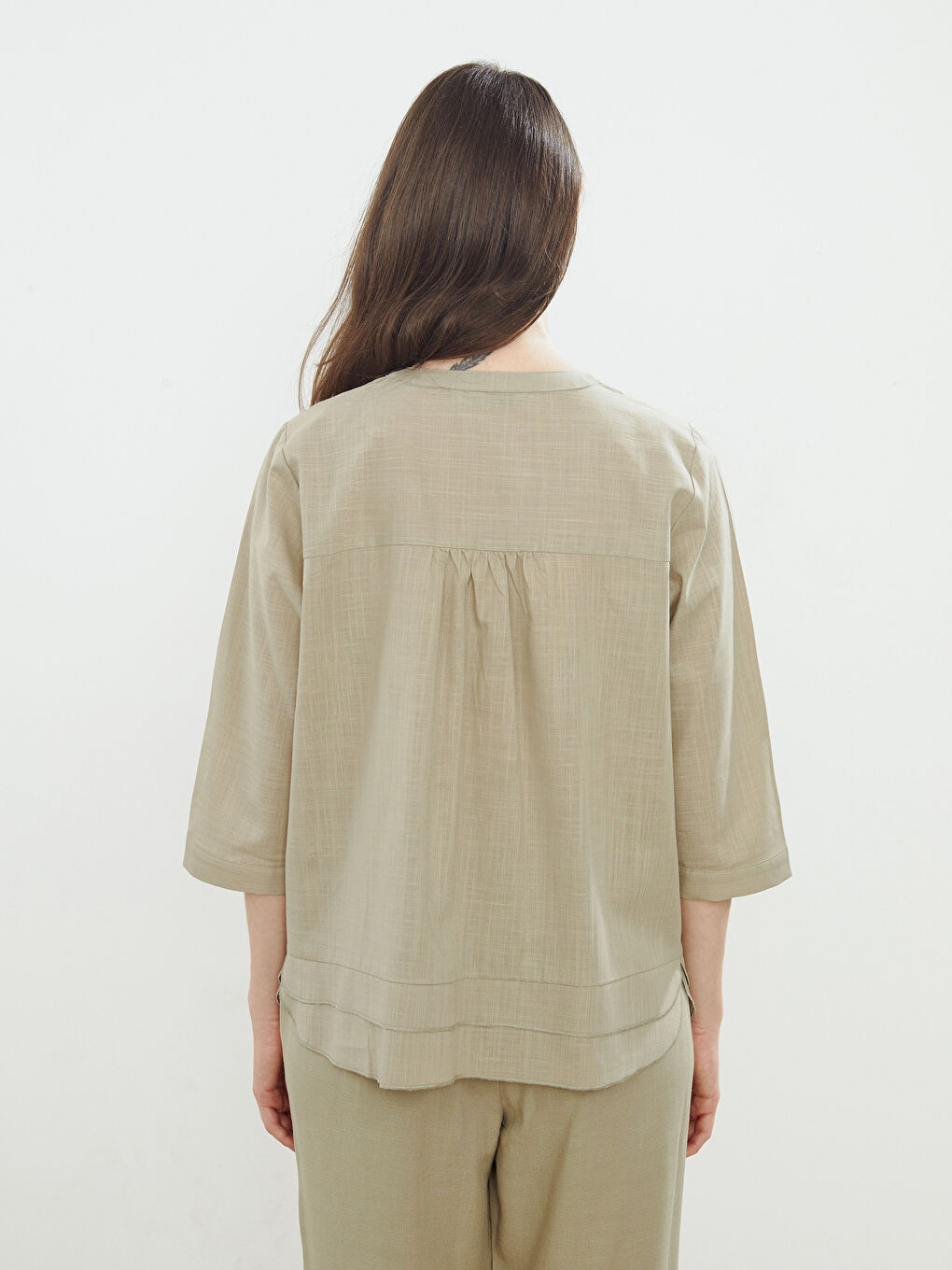 Woman KHAKI Blouse -S5IK34Z8-GVE