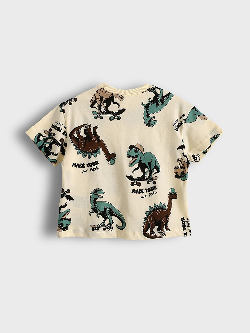 Set od 2 komada za dečake, majica i šorts sa otiskom dinosaurusa -S5IK46Z1-LQA