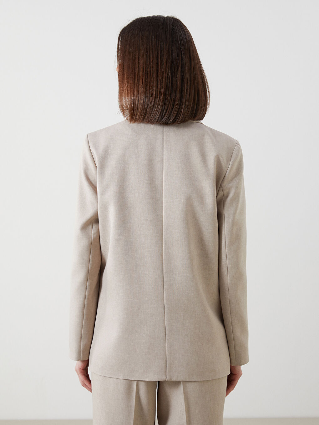 LCW Vision Bej Kadın Blazer Ceket - 3