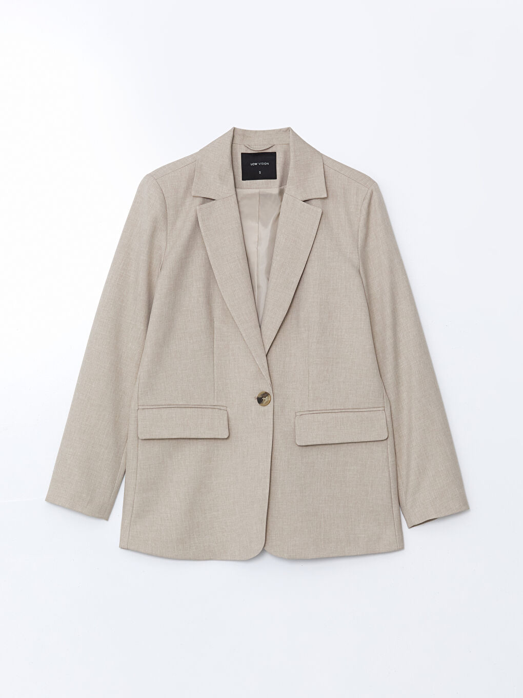 LCW Vision Bej Kadın Blazer Ceket - 4