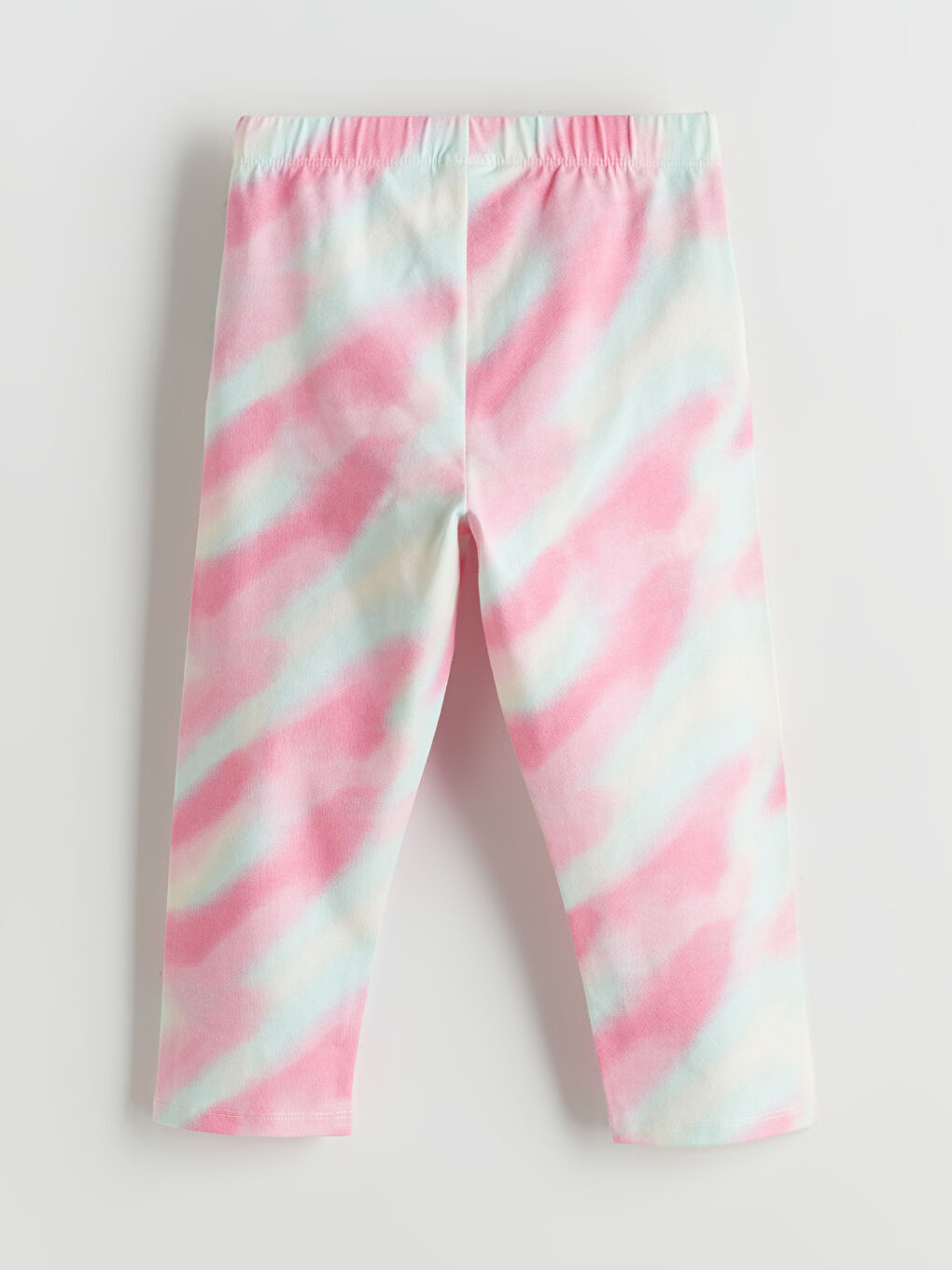 LCW Kids Elasticated Waist Tie-dye Patterned Girls' 3/4 Length Leggings -S5IK68Z4-F9C