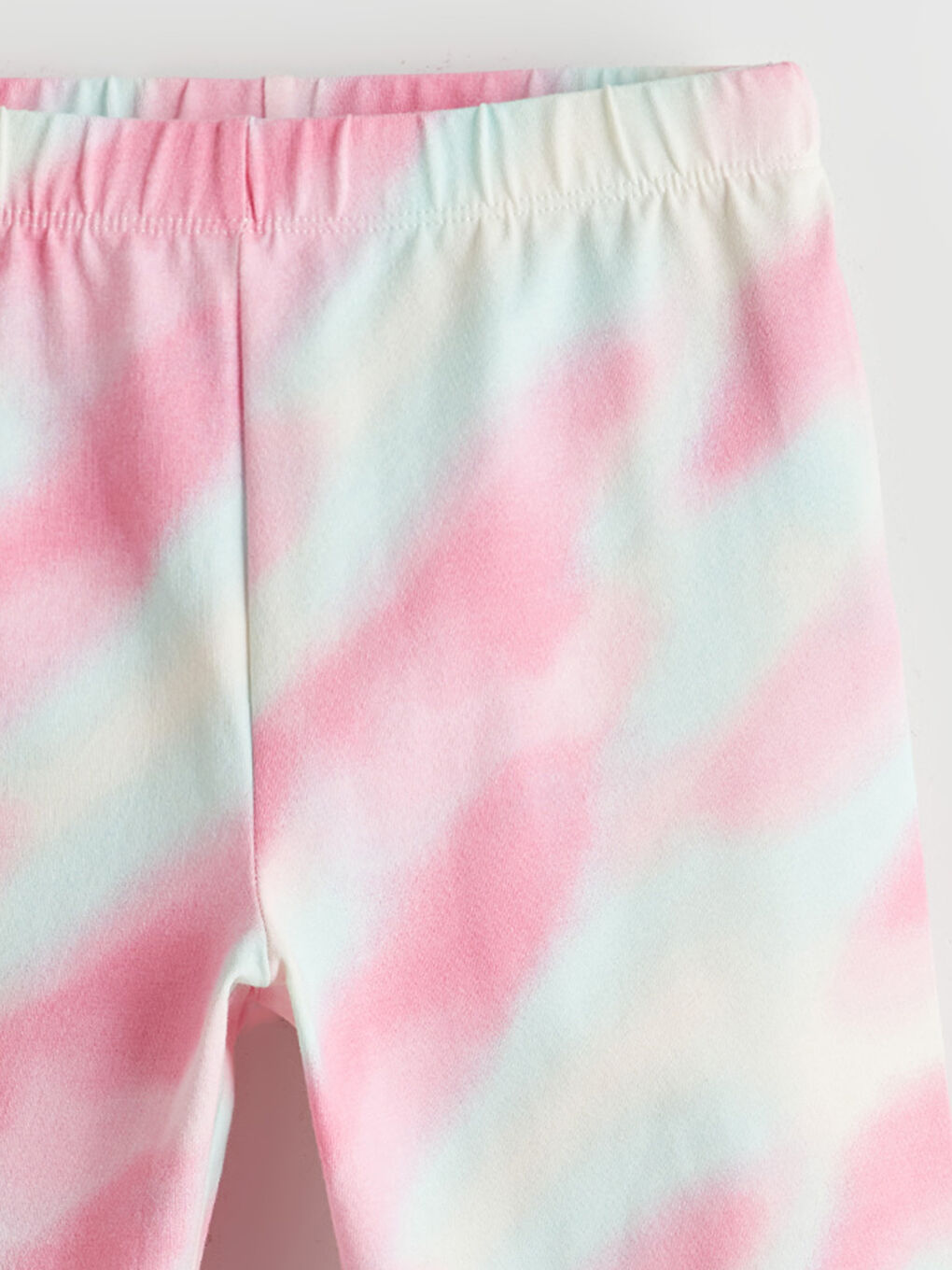 LCW Kids Elasticated Waist Tie-dye Patterned Girls' 3/4 Length Leggings -S5IK68Z4-F9C