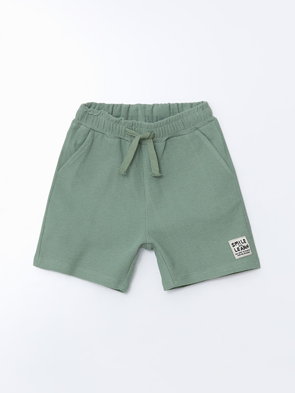 Elasticated Waist Printed Boys' Shorts -S5IL01Z1-GX7