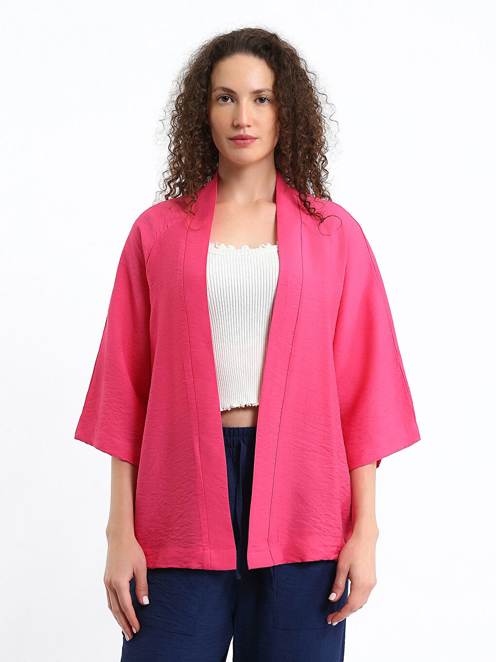 Shawl Collar Women's Kimono