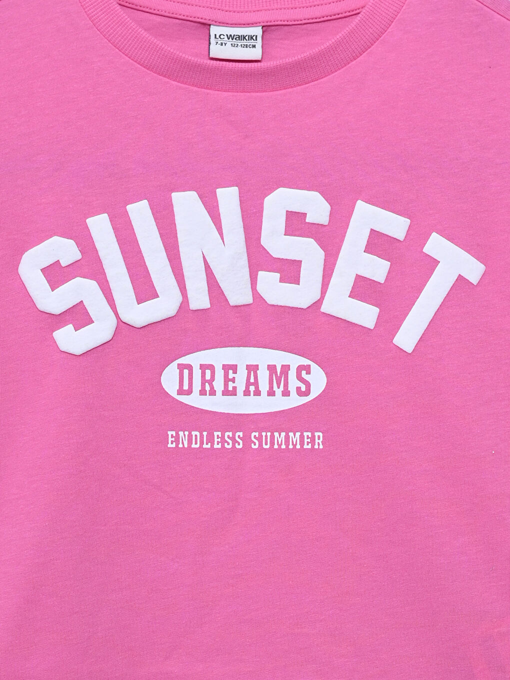 Футболка для девочек с круглым вырезом-2