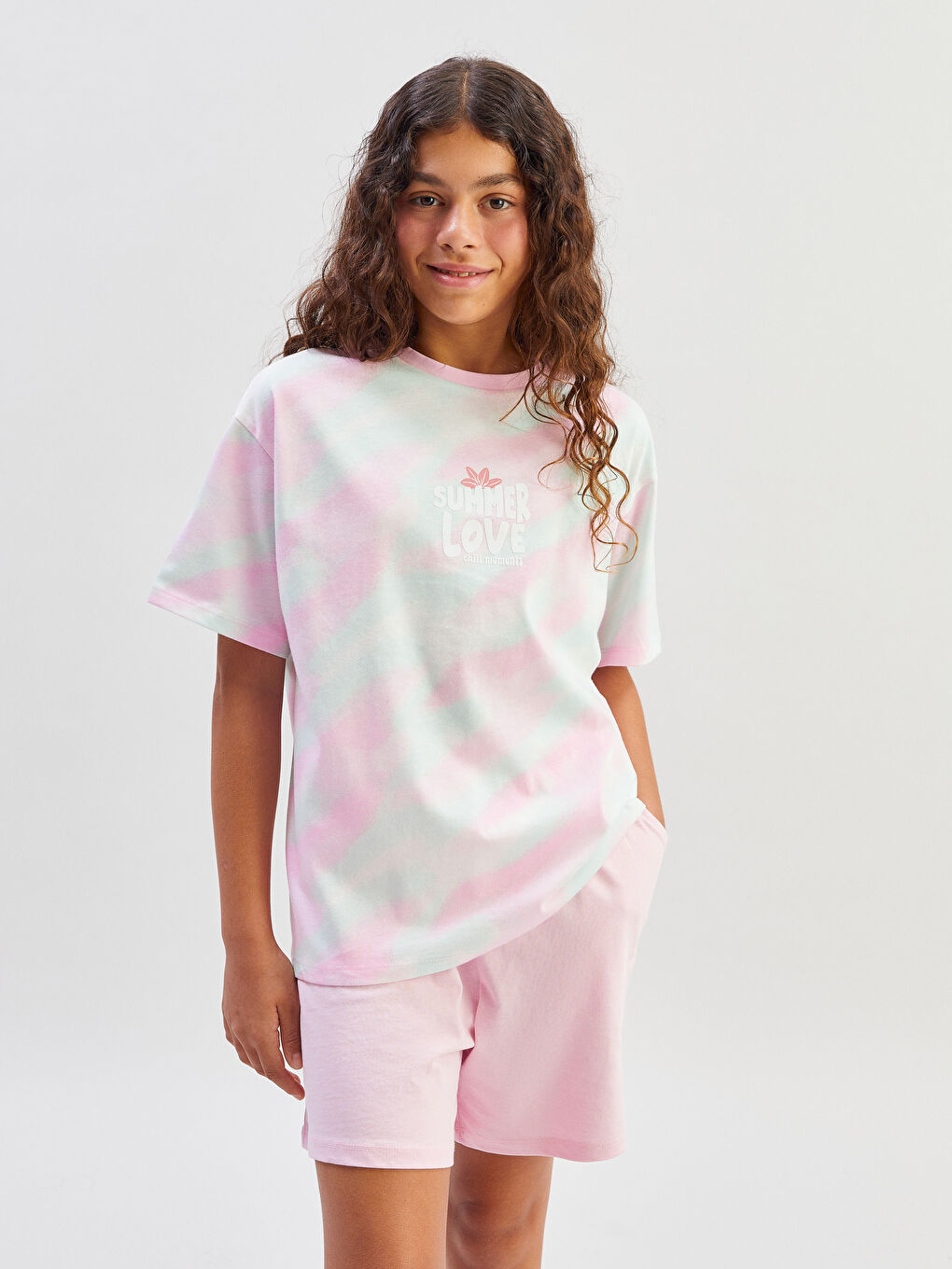 LCW Kids Crew Neck Girls' T-Shirt -S5IL16Z4-F9C