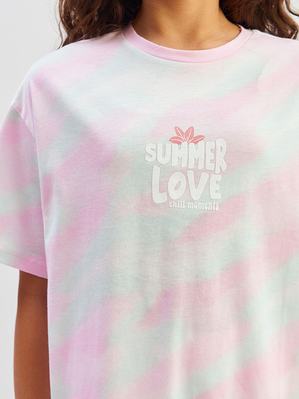 LCW Kids Crew Neck Girls' T-Shirt -S5IL16Z4-F9C
