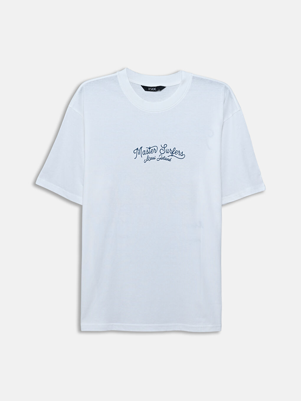 XSIDE Crew Neck Short Sleeve Printed Men's T-Shirt -S5IL34Z8-R9J