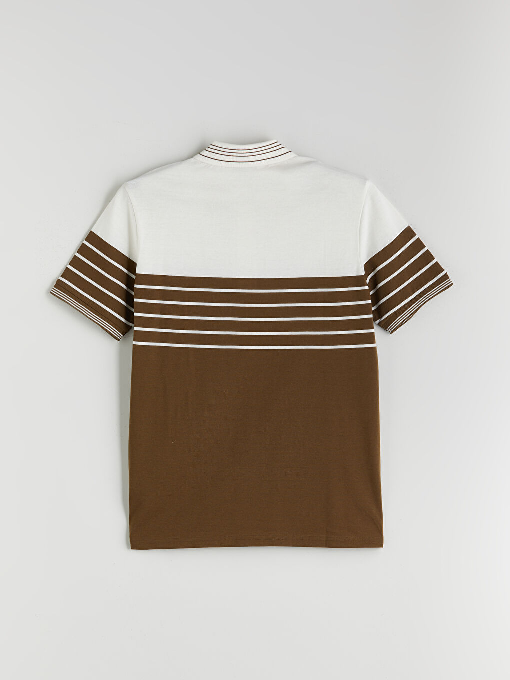 LCWAIKIKI Classic Polo Neck Striped Jersey Men's T-Shirt -S5IL38Z8-LGE
