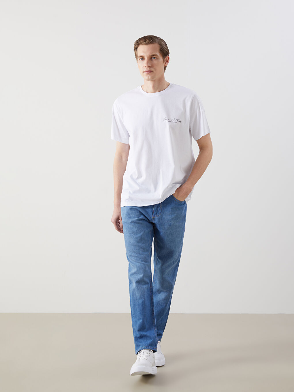 İndigo Regular Fit Erkek Jean Pantolon