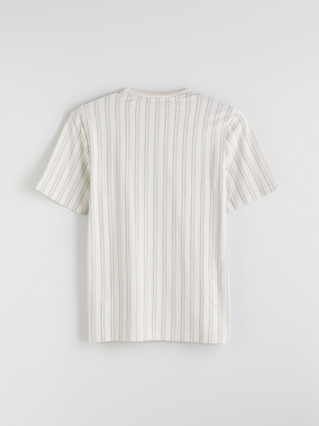 XSIDE Crew Neck Striped Jersey Men's T-Shirt -S5IL51Z8-LEN