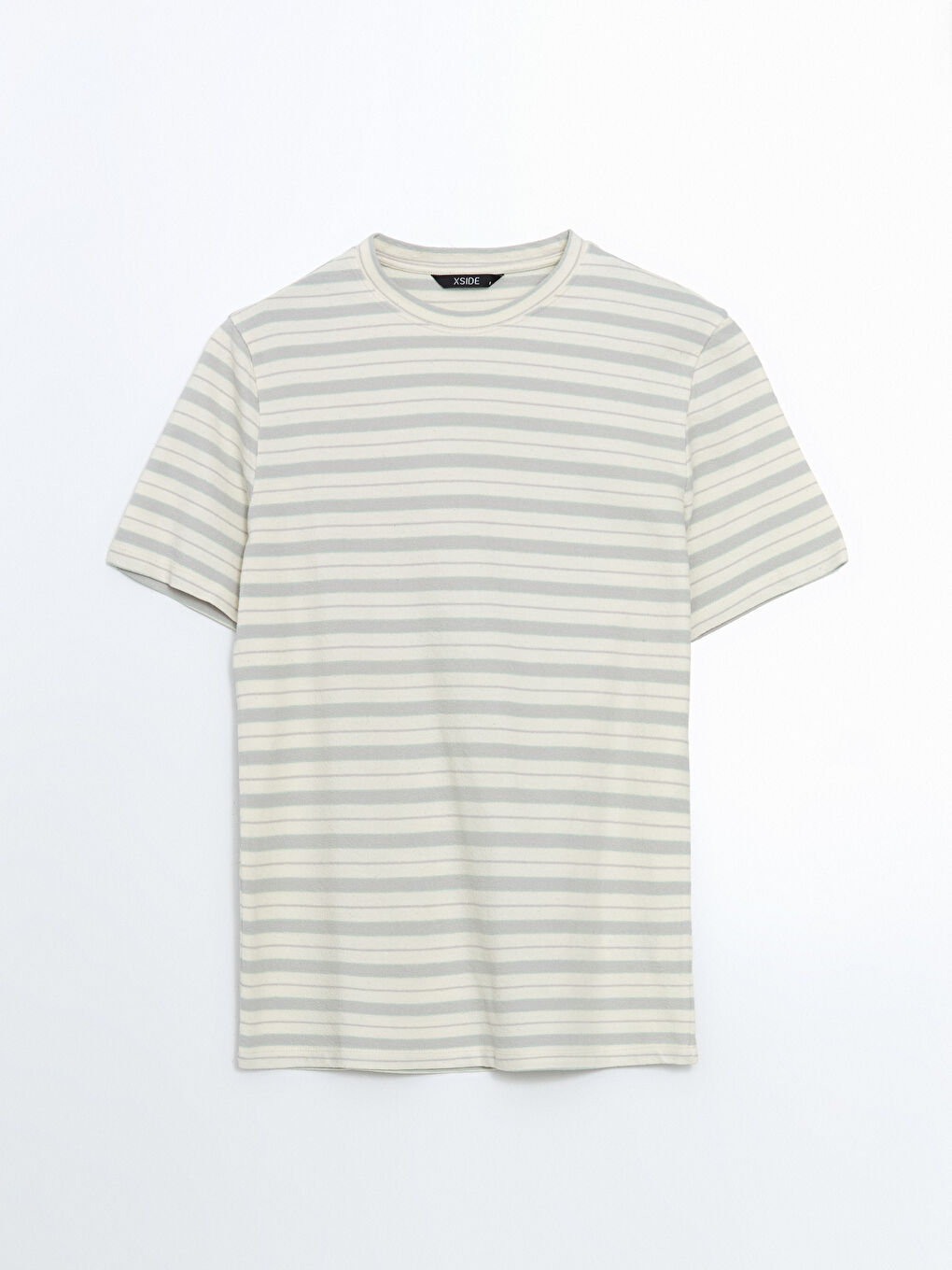 Crew Neck Striped Men's T-Shirt -S5IL52Z8-LFY