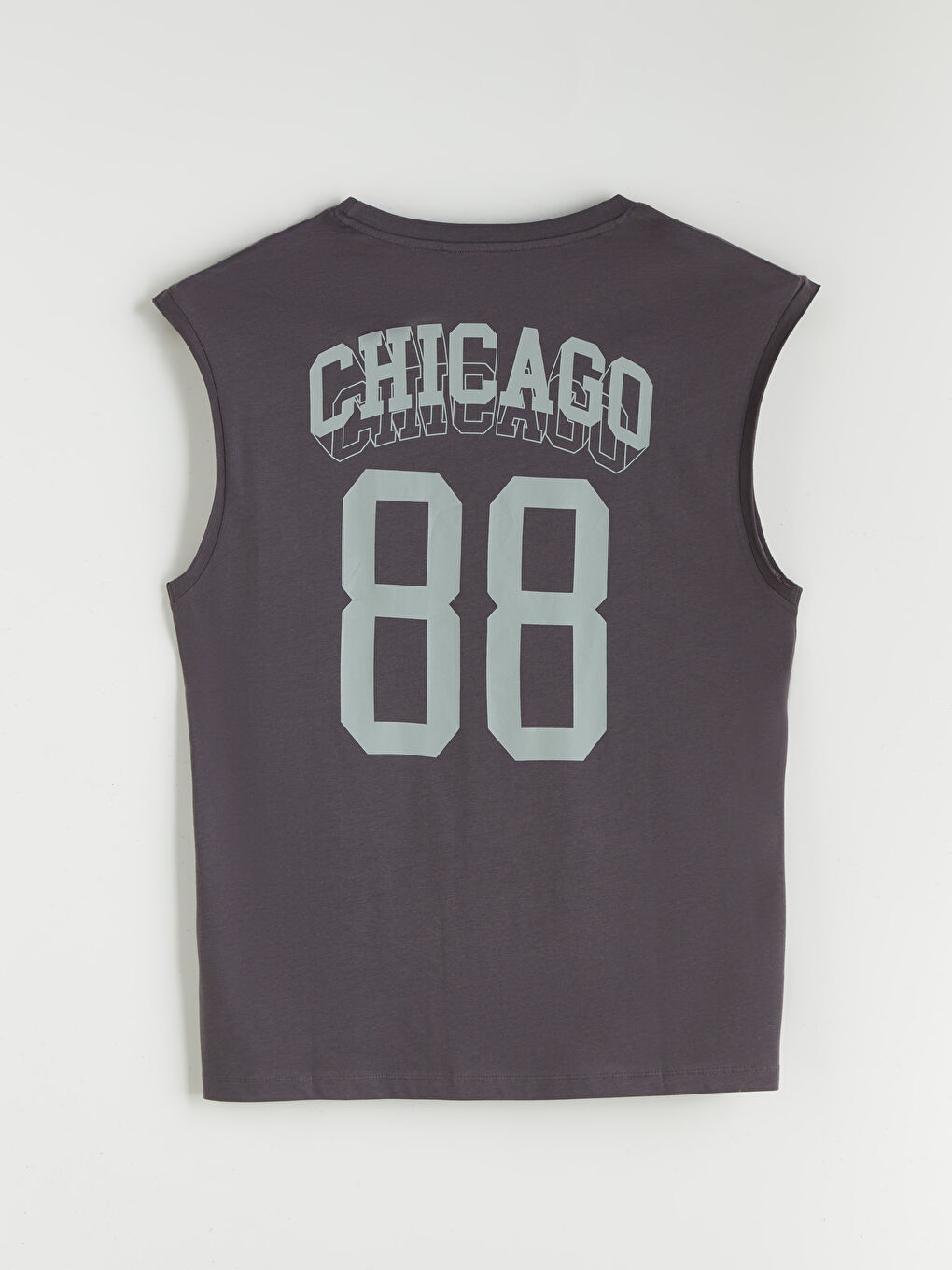 XSIDE Crew Neck Printed Men's Sleeveless T-Shirt -S5IL63Z8-EXQ