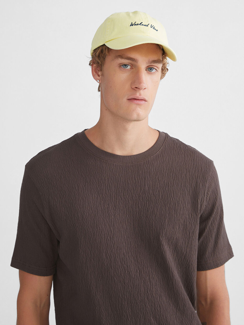 XSIDE Crew Neck Short Sleeve Men's T-Shirt -S5IL65Z8-ZD8