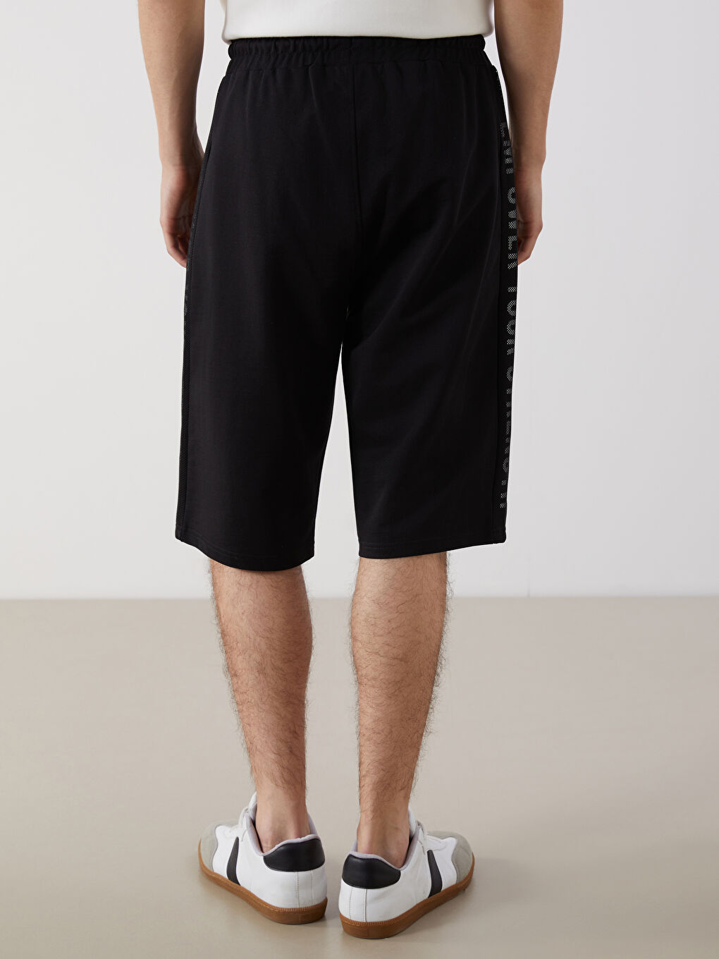 Standard Fit Printed Men's Shorts -S5IL67Z8-CVL