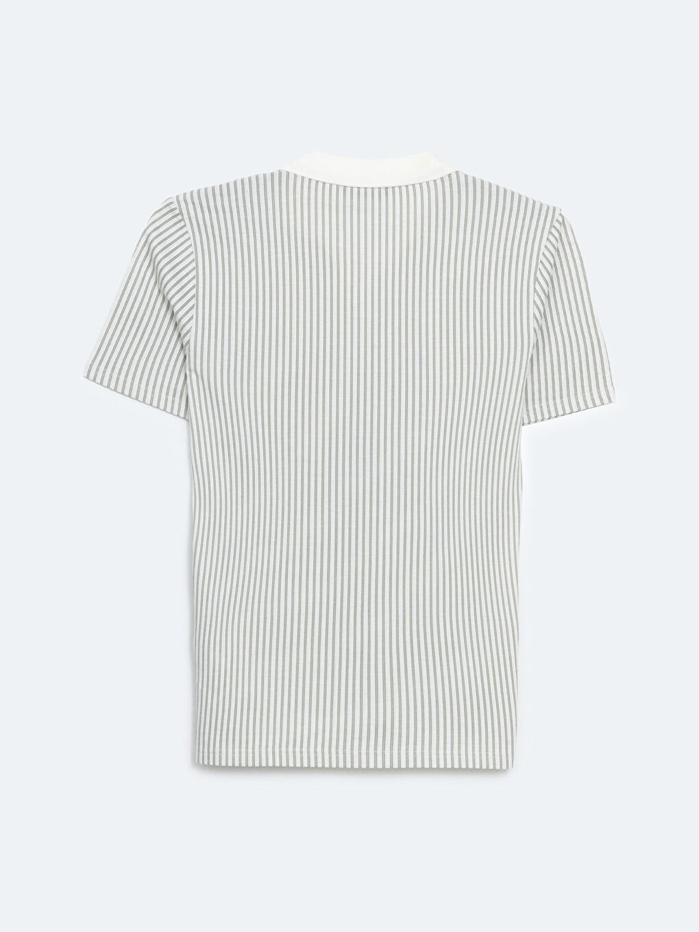 Polo Neck Striped Men's T-Shirt -S5IL76Z8-LFT