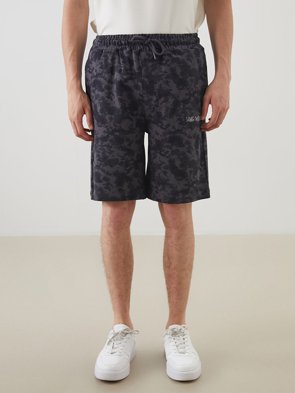 Ерлерге арналған стандартты пішім өрнекті шолақ шалбар-1