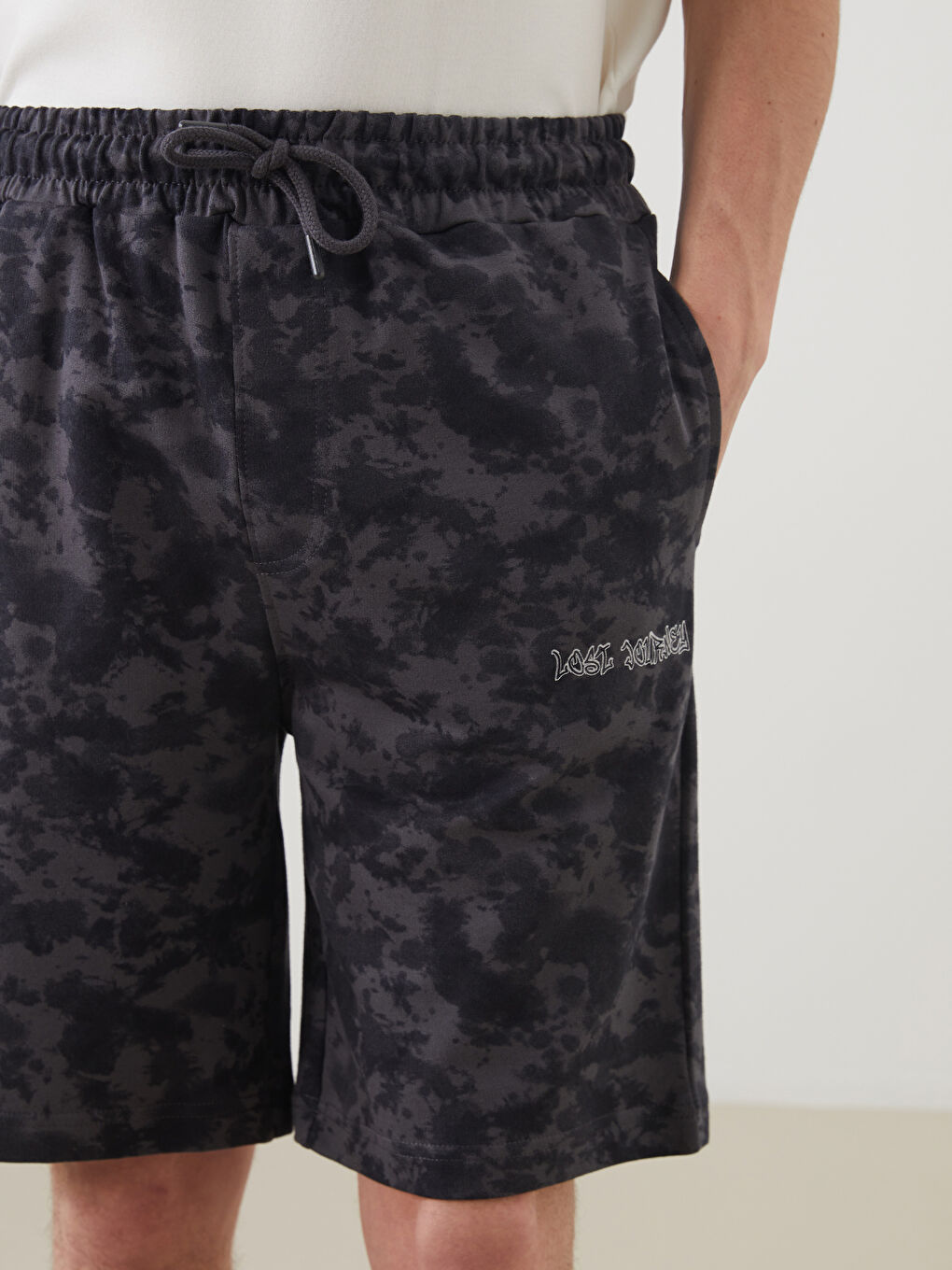 Ерлерге арналған стандартты пішім өрнекті шолақ шалбар-2