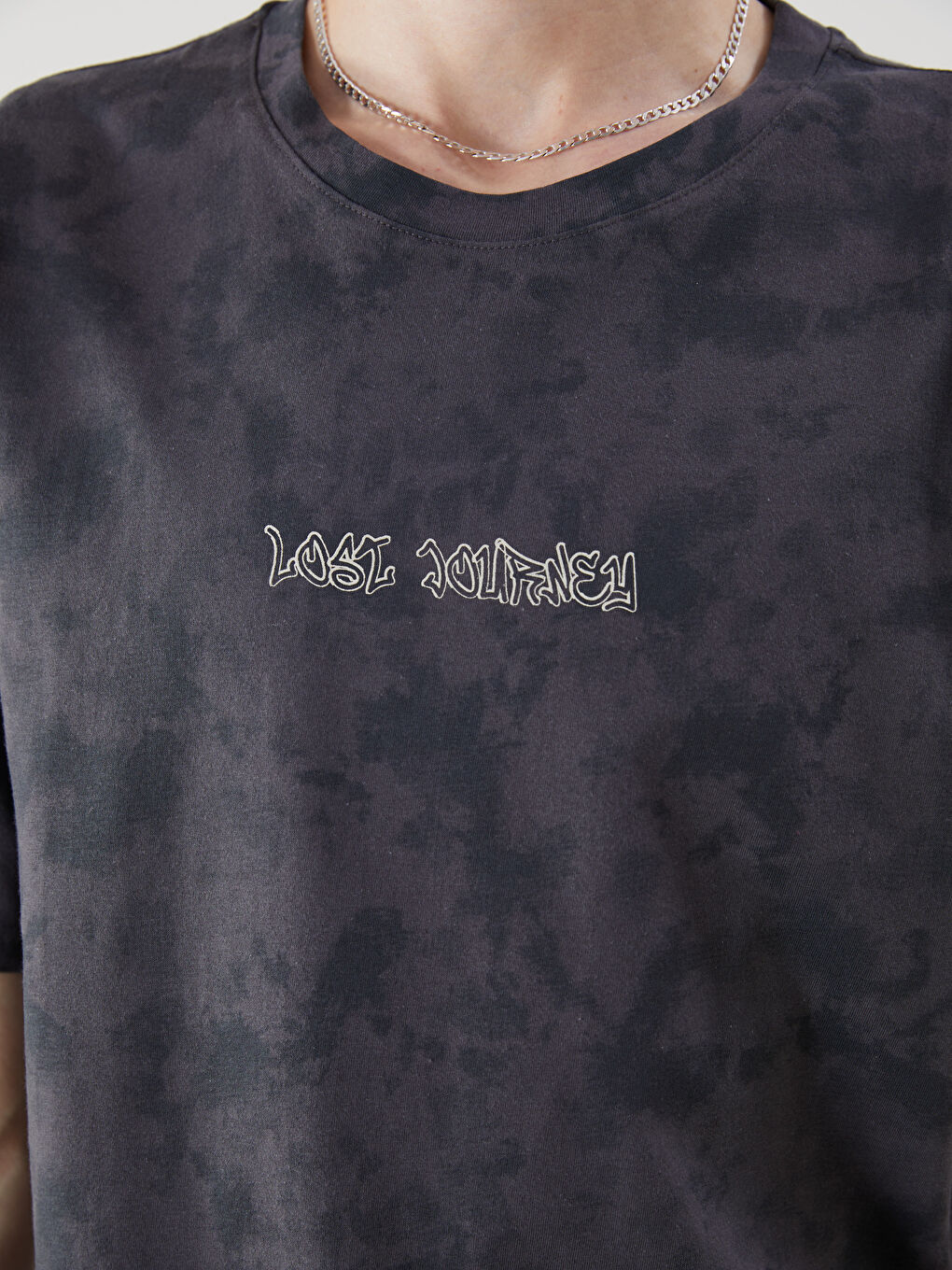XSIDE Crew Neck Printed Jersey Men's T-Shirt -S5IL79Z8-YSZ