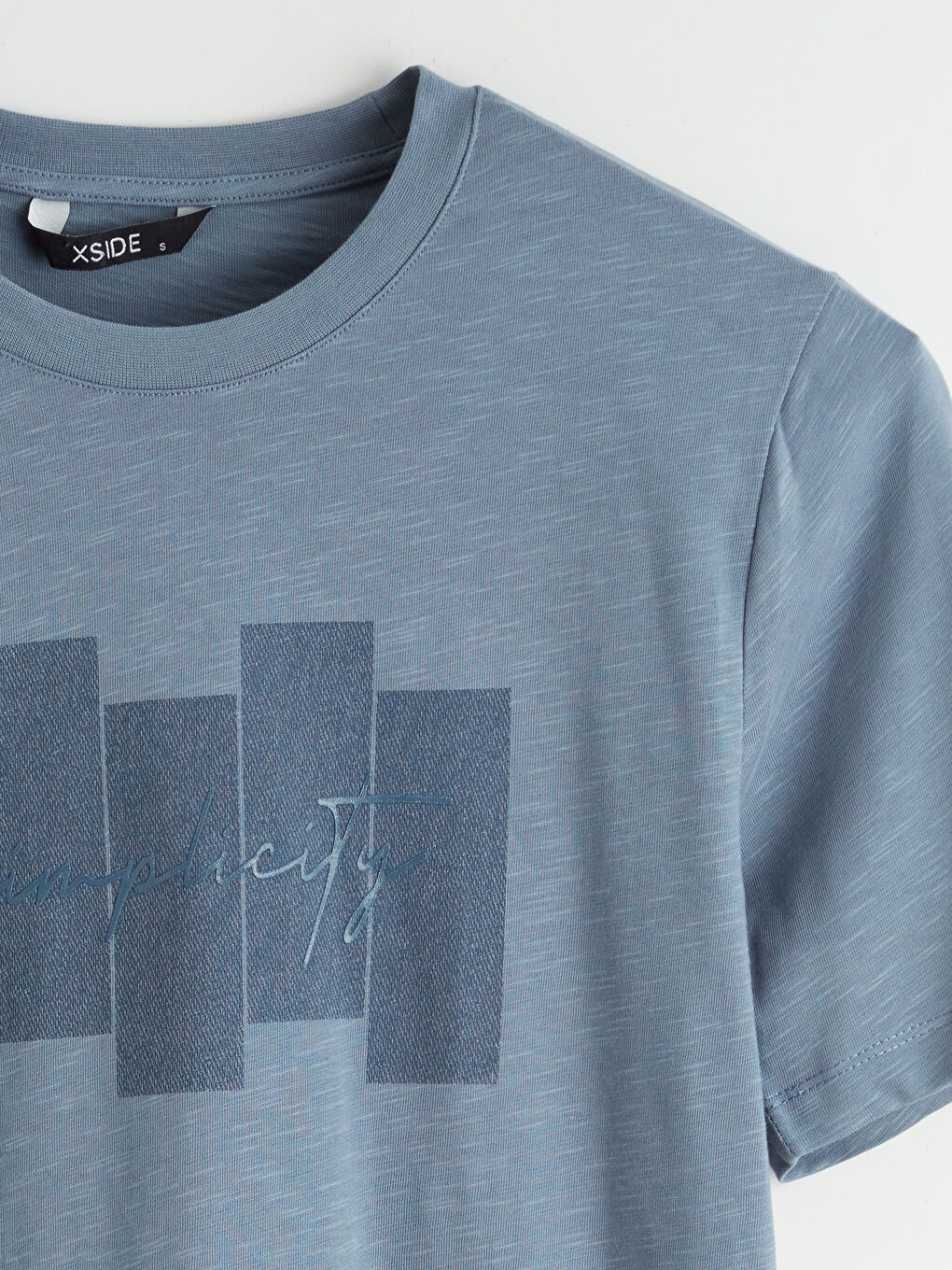 Majica sa okruglim izrezom, štampana, džersi, za muškarce-5