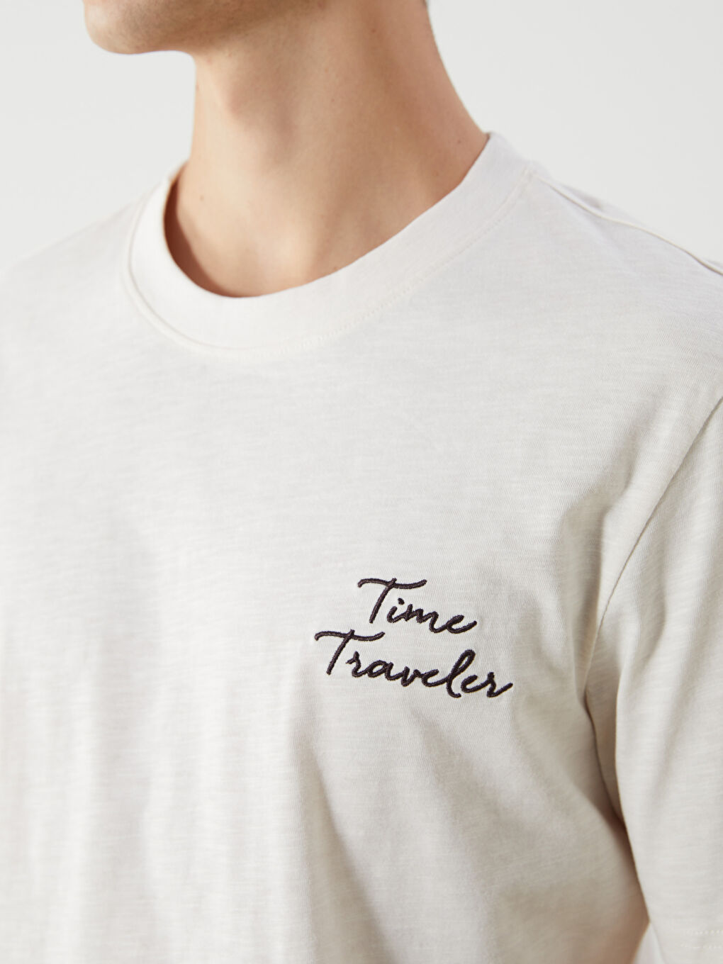 XSIDE Crew Neck Printed Jersey Men's T-Shirt -S5IL91Z8-Z6J