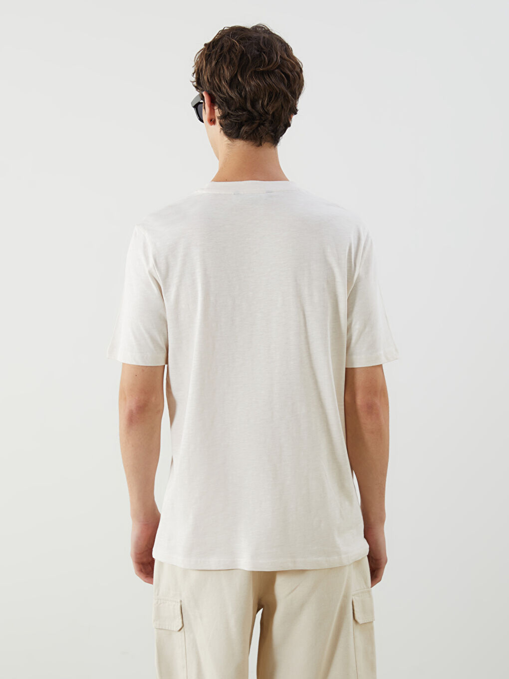 XSIDE Crew Neck Printed Jersey Men's T-Shirt -S5IL91Z8-Z6J
