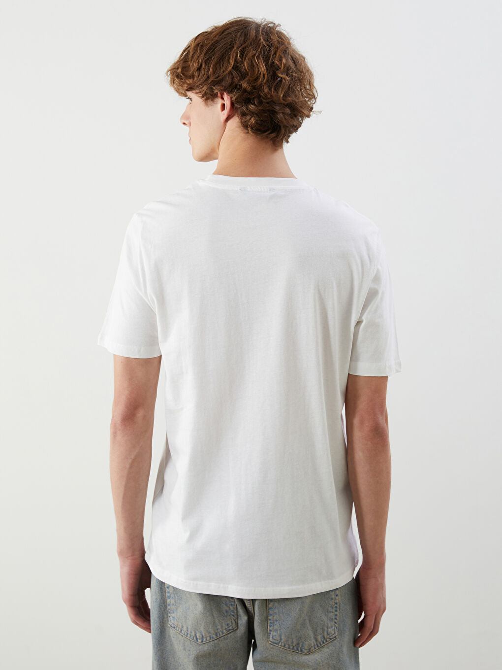 XSIDE Crew Neck Printed Jersey Men's T-Shirt -S5IM11Z8-R9J