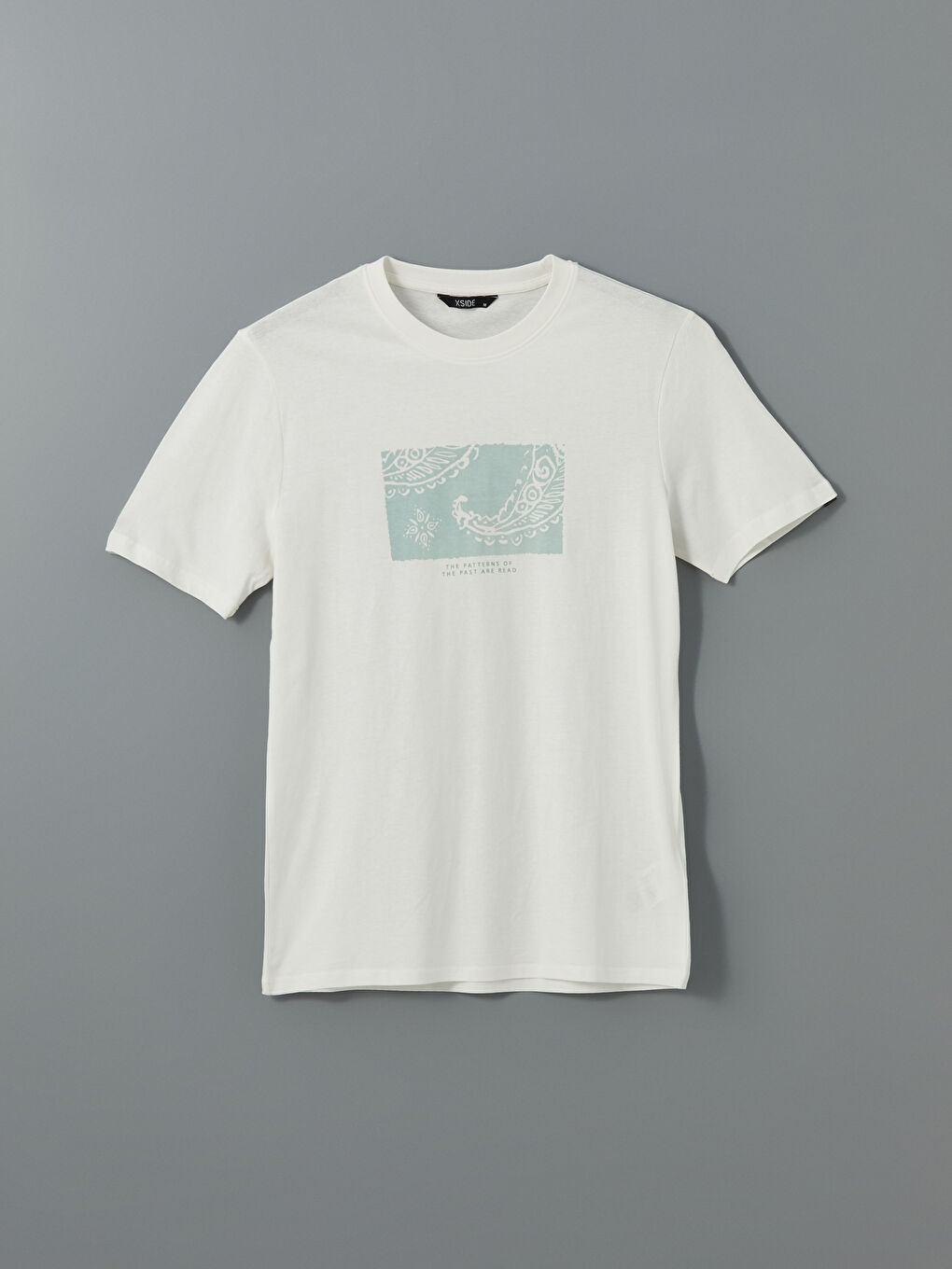 XSIDE Crew Neck Printed Jersey Men's T-Shirt -S5IM11Z8-R9J