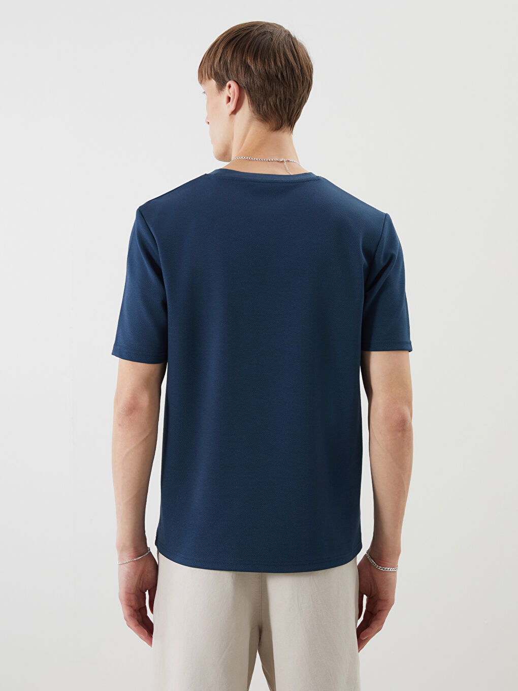 XSIDE Crew Neck Printed Jersey Men's T-Shirt -S5IM12Z8-ZTB