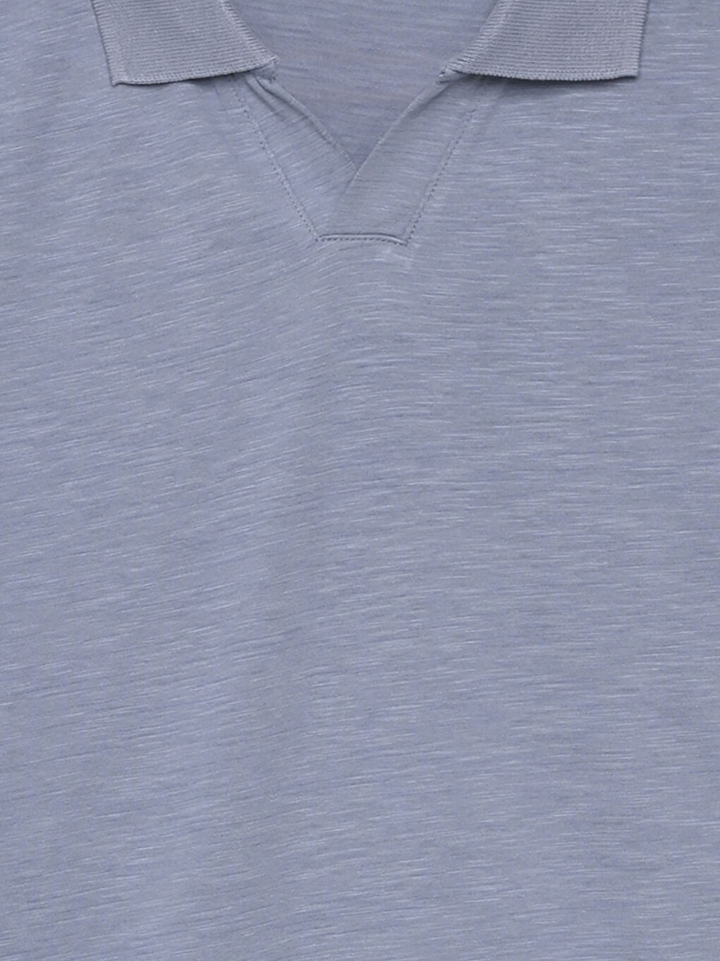 Polo Neck Plain Men's T-Shirt-2