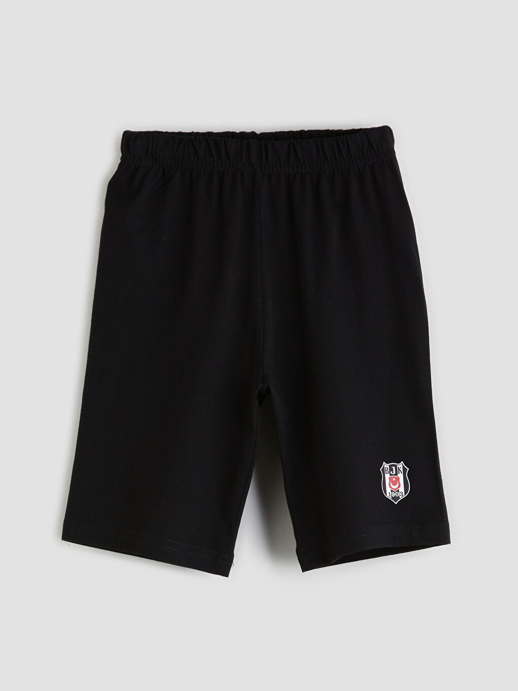 Crew Neck Beşiktaş Printed Boys' Shorts Pyjama Set-3