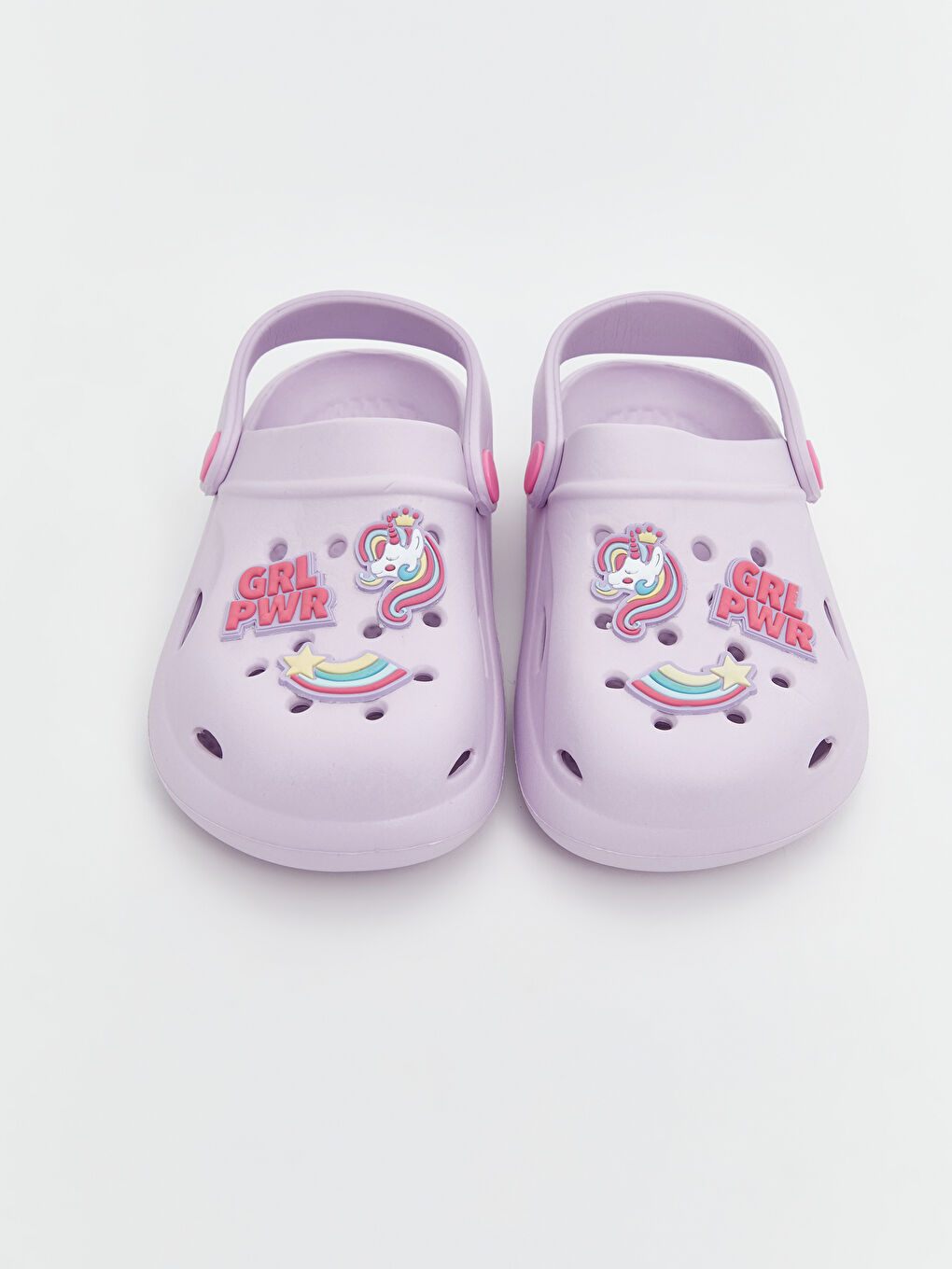 LCW STEPS Lila Baskılı Kız Çocuk Plaj Sandaleti - 2