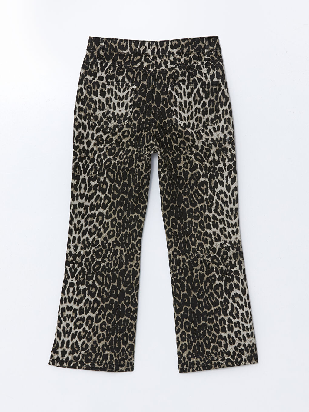 Flared Leopard Printed Women’S Jeans -S5IN12Z8-LQY