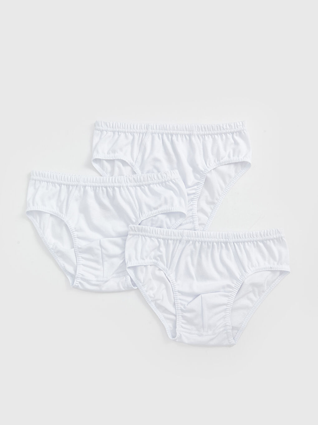 Beyaz Basic Erkek Çocuk Külot 3'lü